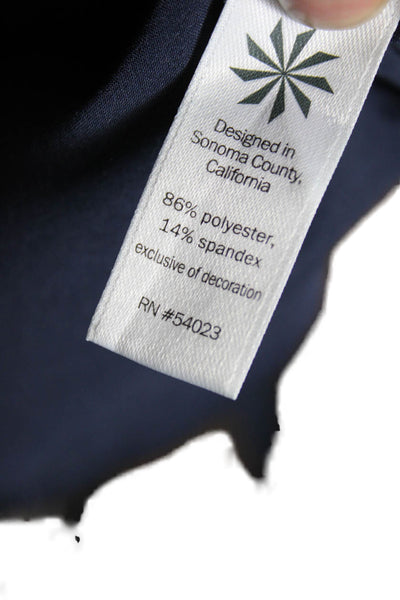 Athleta Womens Blue Jogger Pants Polyester Drawstring Size 8