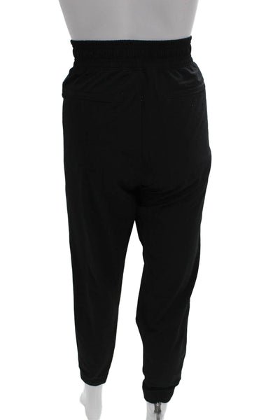 Athleta Womens Black Jogger Pants Polyester Pull On Size 8