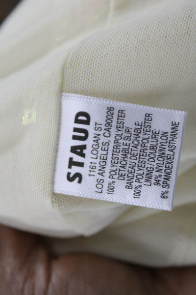 Staud Women Sequin V-Neck Slip Dress Multicolor Sleeveless Long Size M