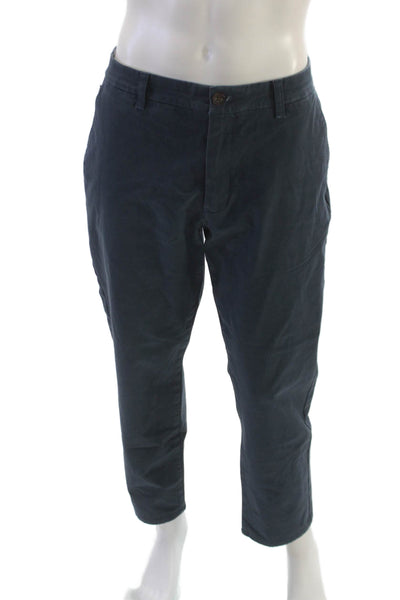 Bonobos Mens Chino Pants Blue Cotton Button Size 36