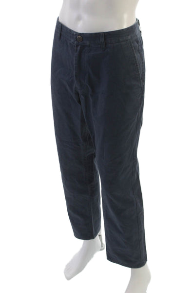 Bonobos Mens Blue Chino Pants 100% Cotton Button Closure Size 36