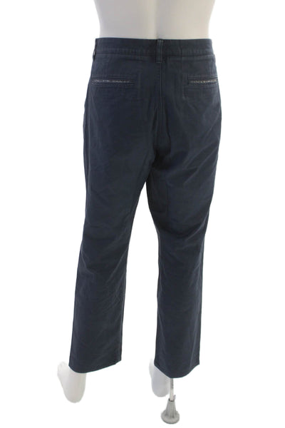 Bonobos Mens Blue Chino Pants 100% Cotton Button Closure Size 36