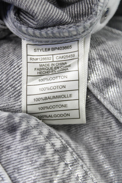 Steve Madden Womens Straight Gray Jeans 100% Cotton Size 24