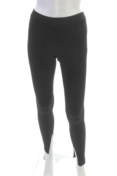 Babaton Women Ankle Leggings Black Size XS