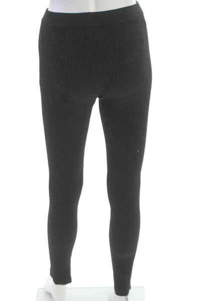 Babaton Women Ankle Leggings Black Size XS