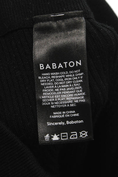 Babaton Women Ankle Leggings Black Size XS