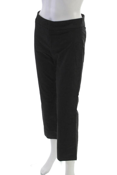 Ecru Womens Cropped Black Pants Hook & Eye Size 0