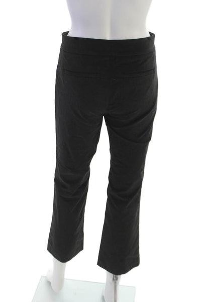 Ecru Womens Cropped Black Pants Hook & Eye Size 0
