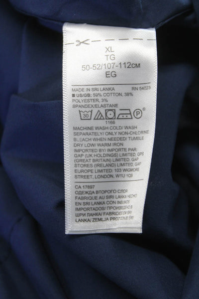 Banana Republic Mens Cotton Casual Button Down Shirt Blue Size XL