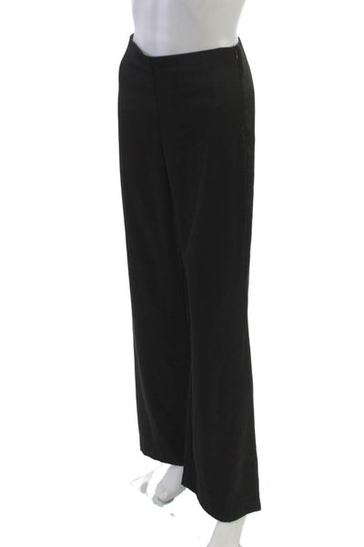 Zara Women Dress Pants Black Polyester Zip Inseam 32 Size XS