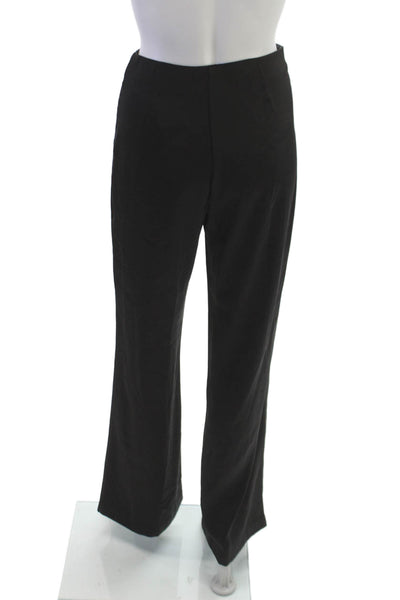 Zara Women Dress Pants Black Polyester Zip Inseam 32 Size XS