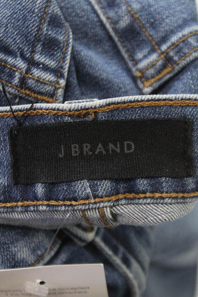 J Brand Unisex Straight Blue Jeans Mid Rise Cotton Size 29