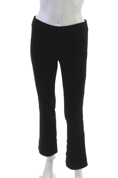 SPRWMN Women Black Dress Pants Viscose Blend Pull On Inseam 30 Size M