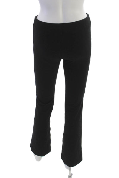 SPRWMN Women Black Dress Pants Viscose Blend Pull On Inseam 30 Size M