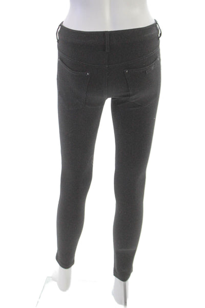 Joes Womens Skinny Black Cotton Jeans Button Size 25
