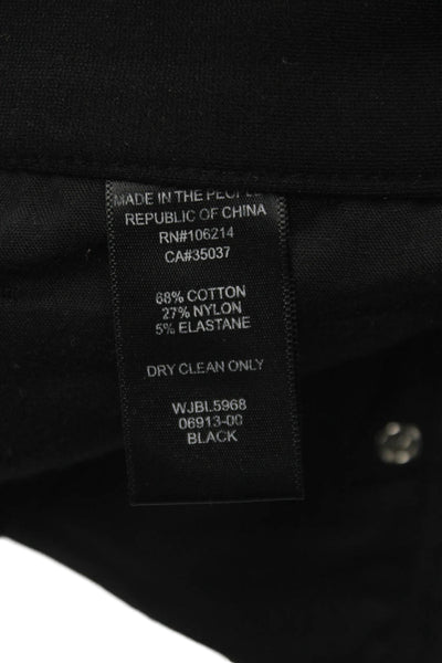 Joes Womens Skinny Black Cotton Jeans Button Size 25