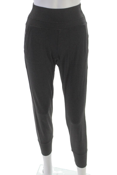 Athleta Womens Black Nylon Jogger Pants Pull On Size 2XS