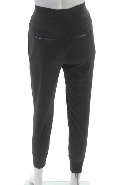 Athleta Womens Black Nylon Jogger Pants Pull On Size 2XS