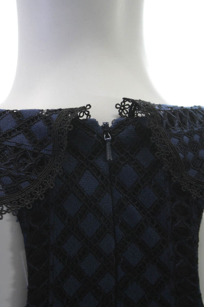Jay Godfrey Womens Argyle V-Neck Sleeveless Jumpsuit Black Size 0
