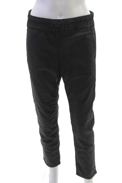 Flog Womens Black Cotton Jogger Pants Drawstring Size 29
