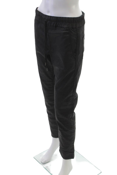 Flog Womens Black Cotton Jogger Pants Drawstring Size 29