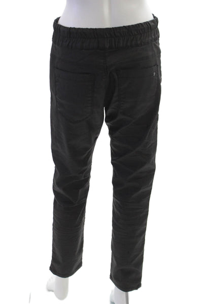 Flog Womens Black Cotton Jogger Pants Drawstring Size 29