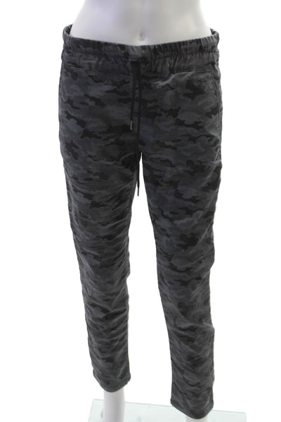 Flog Men Jogger Pants Gray Camo Drawstring 98% Cotton Size 30