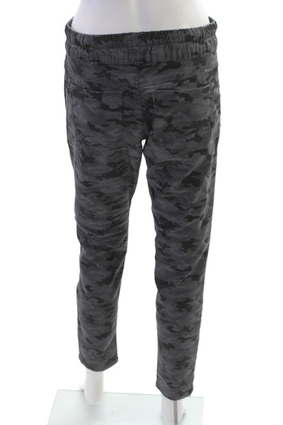 Flog Men Jogger Pants Gray Camo Drawstring 98% Cotton Size 30