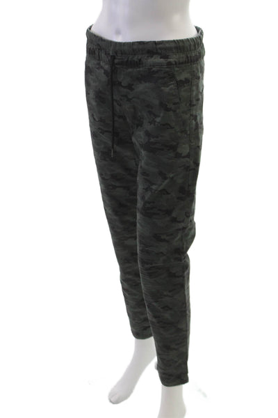 Flog Mens Jogger Pants Green Camo Cotton Blend Drawstring Size 29