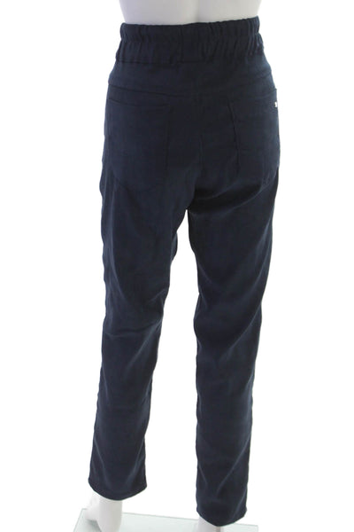 Flog Womens Blue Cotton Jogger Pants Drawstring Size 29