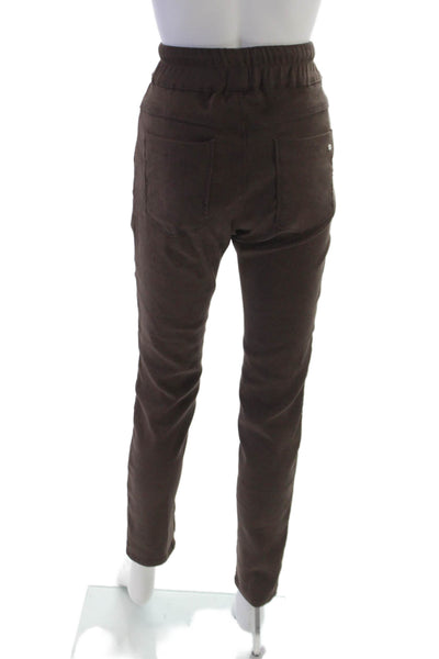 Flog Womens Brown Drawstring Jogger Pants Size 28