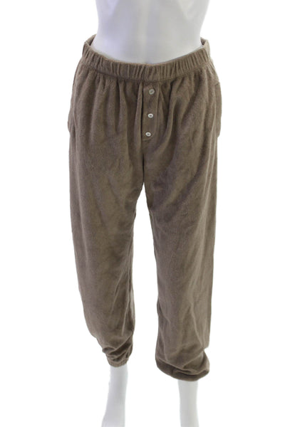 Beyond Yoga x Donni Women Beige Cotton Blend Jogger Pants Size S