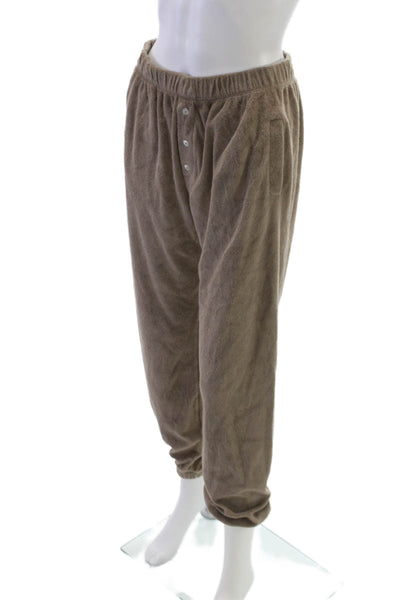 Beyond Yoga x Donni Women Beige Cotton Blend Jogger Pants Size S