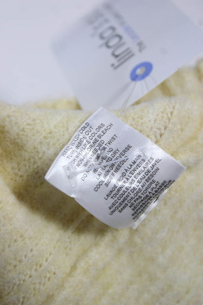 Z Supply Womens Yellow Solid Cardigan Long Sleeve Size XS