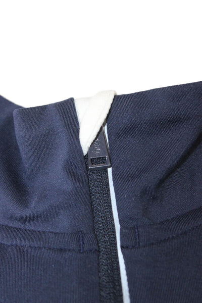 Polo Golf Ralph Lauren Mens Basic Blue Mock Neck Long Sleeve T Shirt Size L