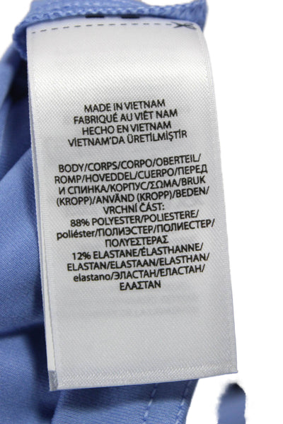 Polo Golf Ralph Lauren Mens Basic Blue Mock Neck Long Sleeve T Shirt Size L
