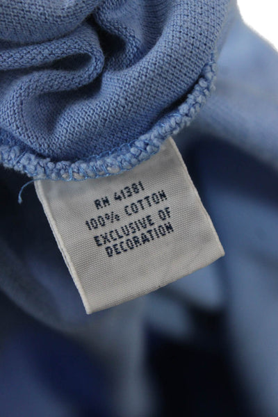Polo Ralph Lauren Mens Short Sleeve Collared Classic Fit Polo Shirt Blue Large
