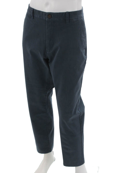 Bonobos Mens Blue Chino Pants 92% Cotton 8% Spandex Size 35