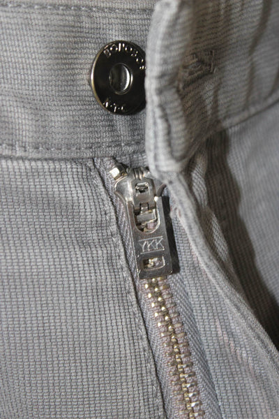 Bonobos Mens Chino Pants Gray Button Closure Size 35