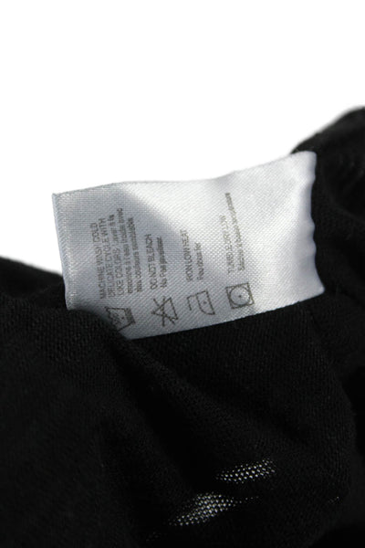 Chaser Womens Basic Tank Black Round Neck Solid Sleeveless Size M