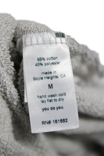 Perfect White Tee Womens Pullover Hoodie Gray Size M