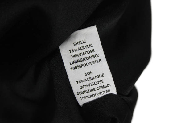 Ramy Brook Womens A-Line Skirt Black Acrylic Zip Short Size 0