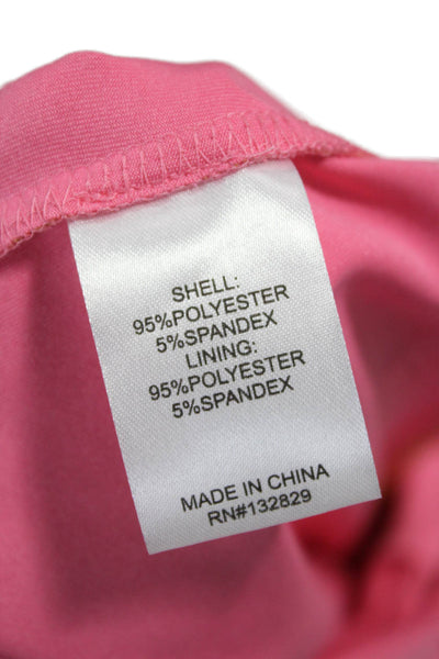 Superdown Women Bodycon Pink Dress Square Neck Sleeveless Size 2XS