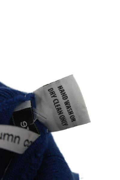 Autumn Cashmere Womens Turtleneck Pullover Sweater Blue Mini Size S