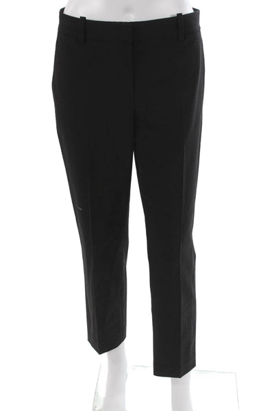 Theory Womens Pantsuit Black Wool Solid Size 4