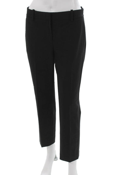 Theory Womens Pantsuit Black Wool Solid Size 4