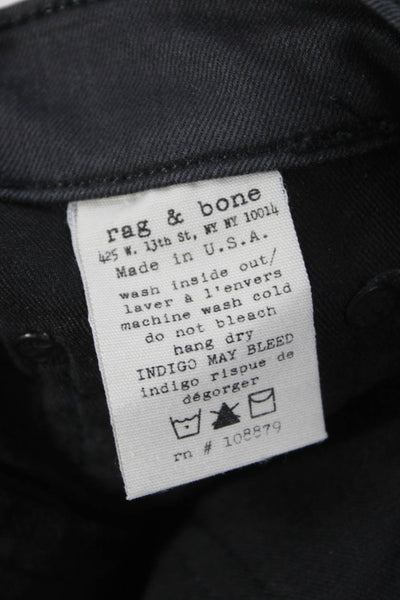Rag & Bone Jean Women Skinny Black Jeans Size 27