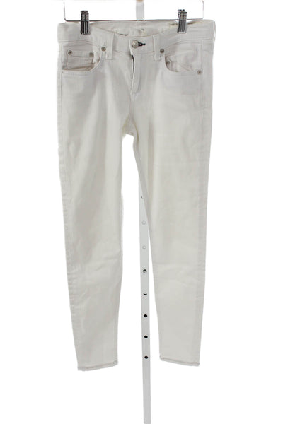 Rag & Bone Jean Womens Skinny White Jeans Size 26