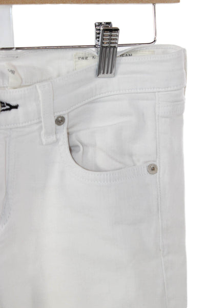 Rag & Bone Jean Womens Skinny White Jeans Size 26