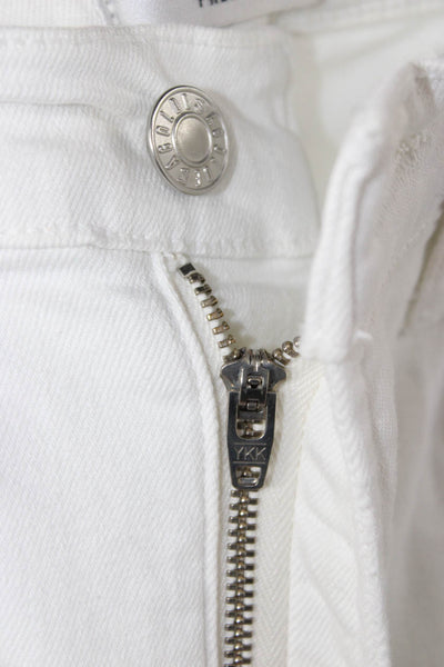 Agolde Womens Skinny High Rise White Jeans Size 26
